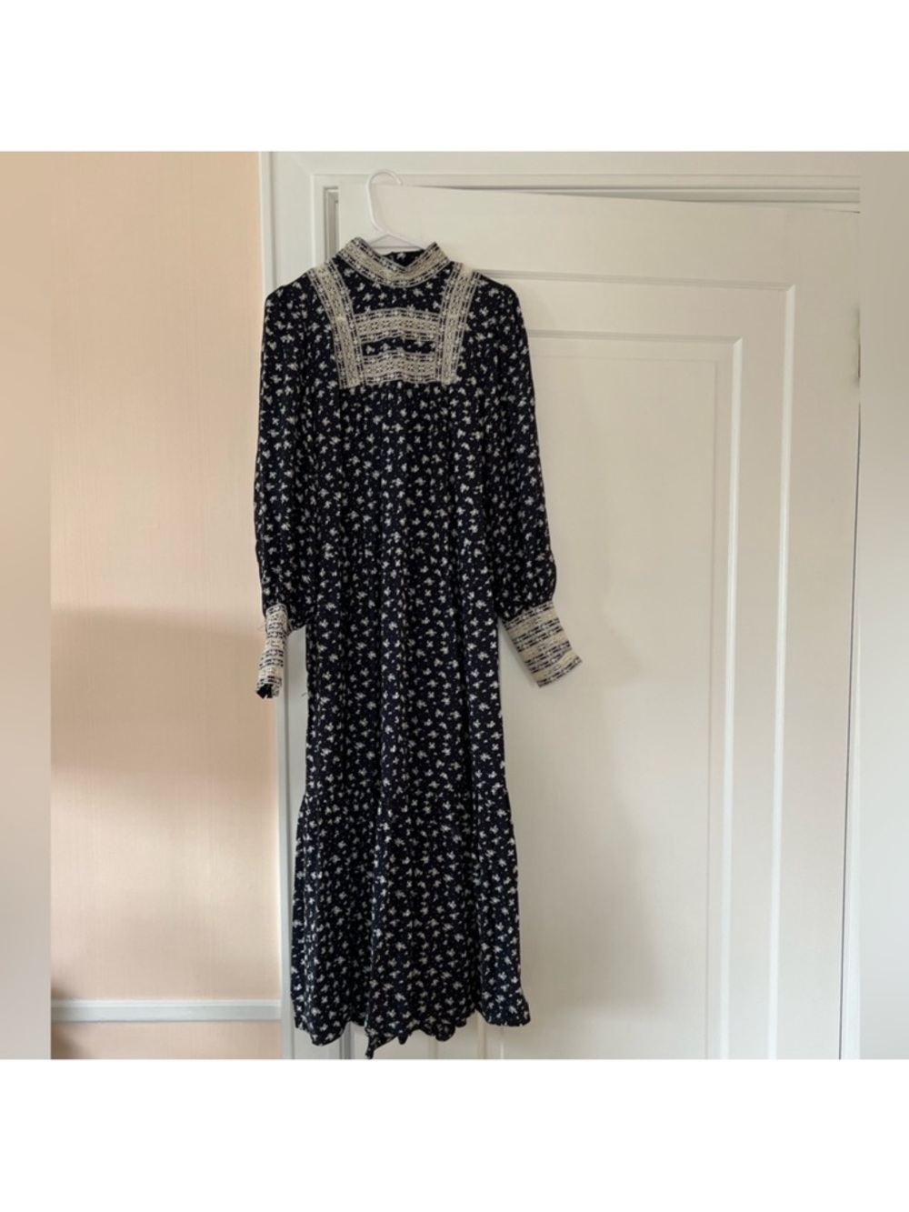 Sezane X Sea Lilith Maxi Floral Dress